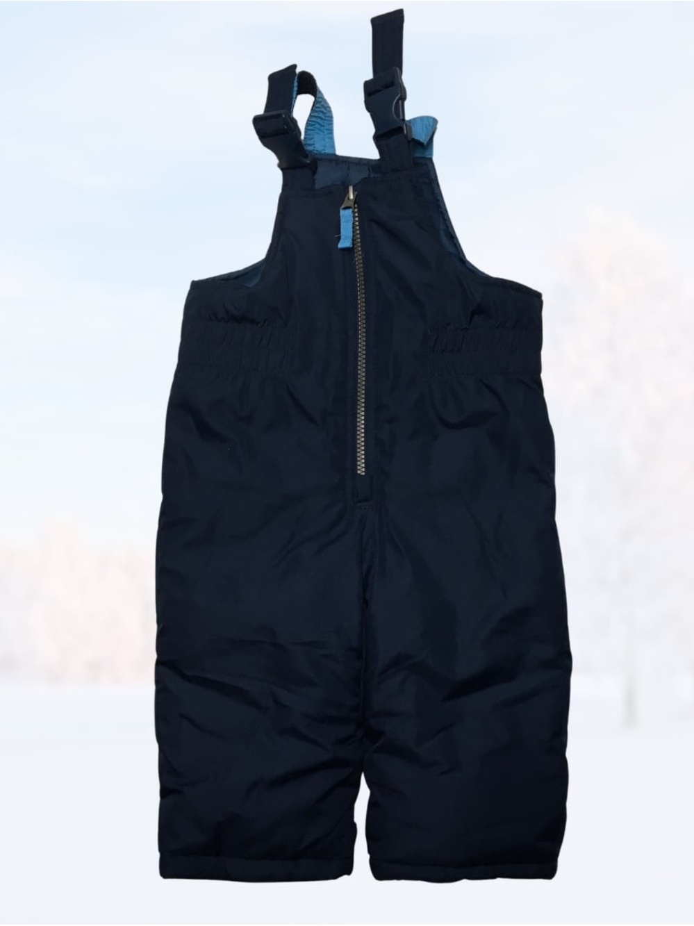 Carter's Navy Blue Insulated Kids Snow Overalls